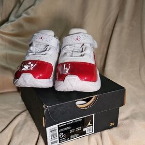 Jordan Kids' Sneakers in Red and White